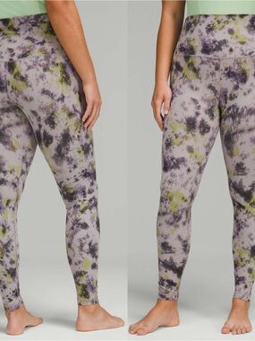 Lululemon Align Super-High-Rise Pant Sz 6/28"
In Radial Tie Dye Mauve Grey Multi